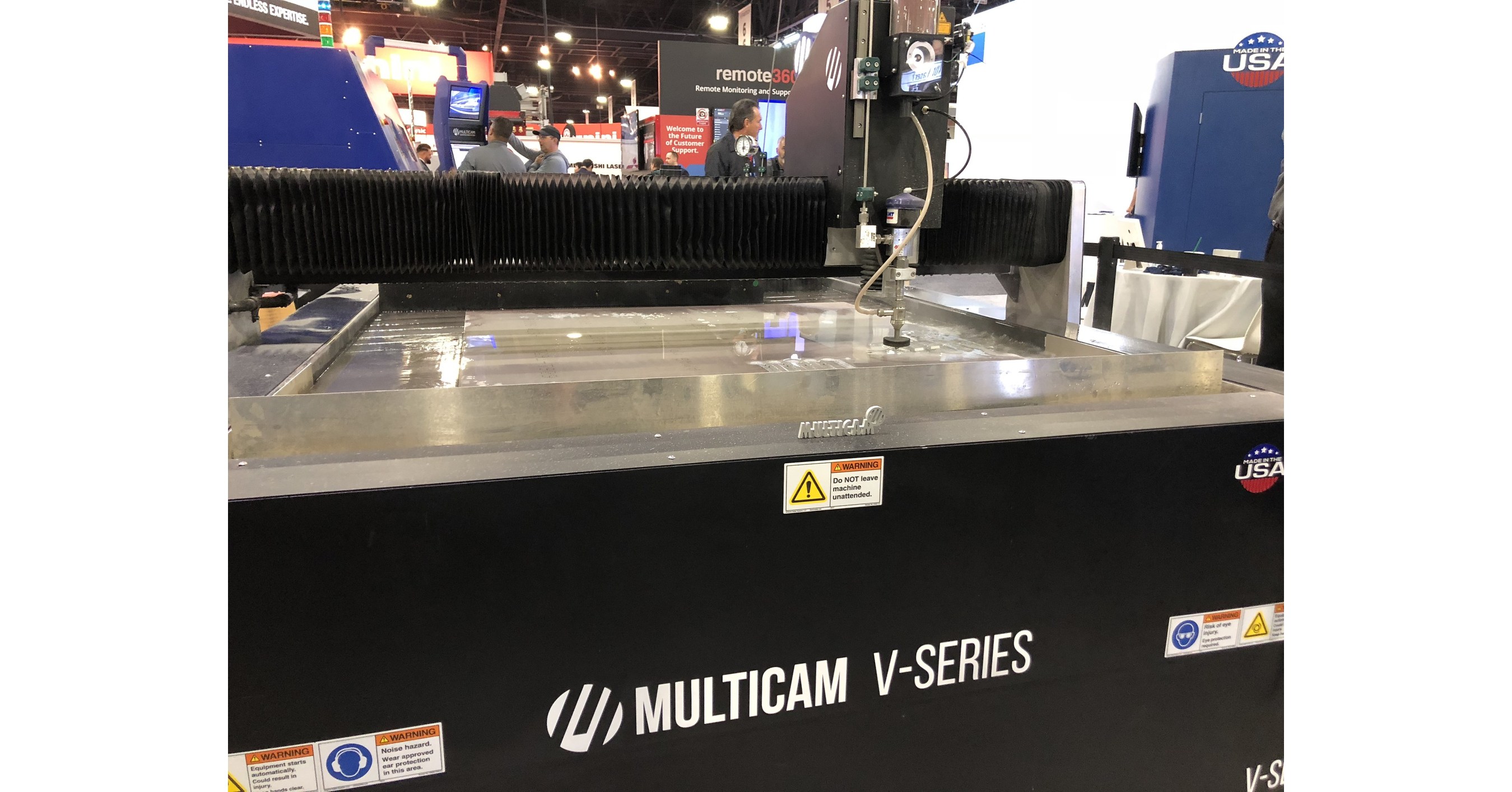 KMT Waterjet at Fabtech 2018
