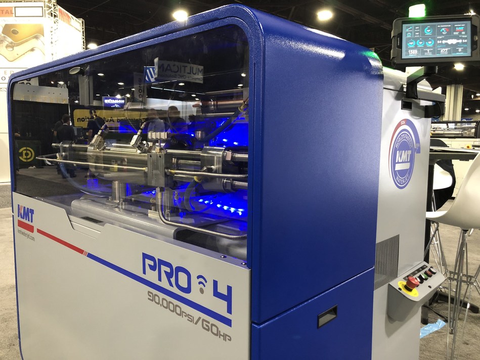KMT Waterjet at Fabtech 2018