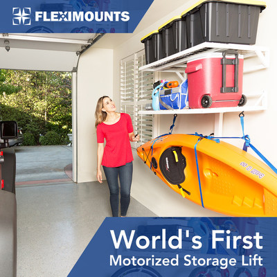 Fleximounts Announces Presale of World's First Motorized Garage Wall Shelves