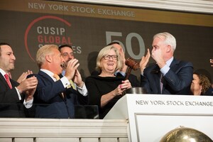 CUSIP Global Services Celebrates 50th Anniversary with Closing Bell-Ringing at New York Stock Exchange