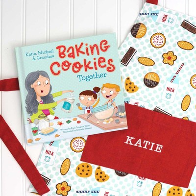 Celebrate the Joy of Baking as a Family this Holiday with the New Personalized Storybook 'Baking Cookies Together' by I See Me! Image