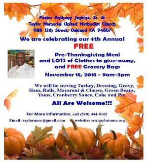 Pre-Thanksgiving Meal &amp; Giveaway Nov. 18