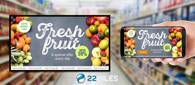 22Miles, Inc. Launches New Product: Carry2Mobile™ - Creating a Unique Experience from Digital Displays to Mobile Screens