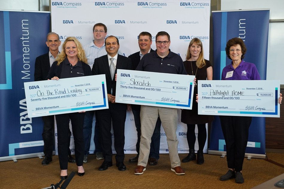 Second annual BBVA Momentum in U.S. wraps up with Dallas-based On the Road Lending taking home $75,000 prize.