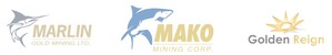 Golden Reign Resources and Marlin Gold Mining Complete Business Combination to Form Mako Mining Corp.