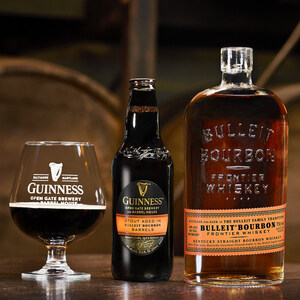 Guinness Launches First Barrel-Aged Beer Aged in Bulleit Bourbon Barrels at New Guinness Open Gate Brewery &amp; Barrel House in Baltimore