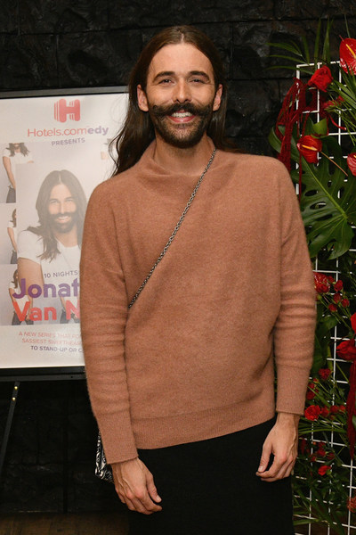 Jonathan Van Ness attends the premiere of all-new docuseries - Hotels.comedy Presents: 10 Nights with Jonathan Van Ness