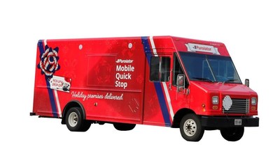 Purolator’s new Mobile Quick Stop service – the first of its kind in Canada – provides consumers, online retailers and businesses exceptional convenience and customer service when delivering to and picking up packages this holiday season. (CNW Group/Purolator Inc.)
