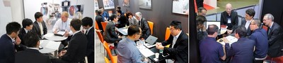 réunions professionnelles au salon (PRNewsfoto/Reed Exhibitions Japan Ltd.)