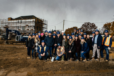 Minto Communities Canada Construction Team at the Glen Agar Groundbreaking Ceremony (CNW Group/The Minto Group)