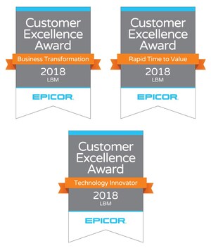 Epicor Announces LBM Winners in the 2018 Customer Excellence Awards