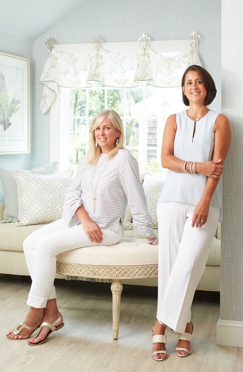 Shannon Heritage (left) and Michele Chagnon-Holbrook (the firm's founder and principal designer)