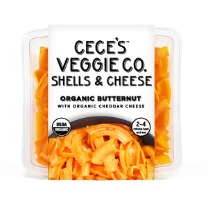 'Butternut Call This Mac &amp; Cheese': Cece's® Veggie Co. Unveils the First Fresh, Organic Veggie Shells &amp; Cheese; More Healthy Meal Solutions
