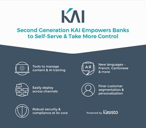 Kasisto Announces Second Generation of Conversational AI Platform Empowering Banks to Seamlessly Launch New Intelligent Conversations