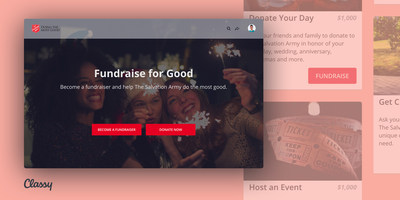 This holiday season, The Salvation Army is launching Fundraise for Good, the organization's first national, on-demand (or do-it-yourself) peer-to-peer fundraising campaign on Classy, where supporters can tailor their fundraising experience in a way that's most meaningful to them, such as donating their birthdays, taking on challenges, or hosting events to raise money for the organization.