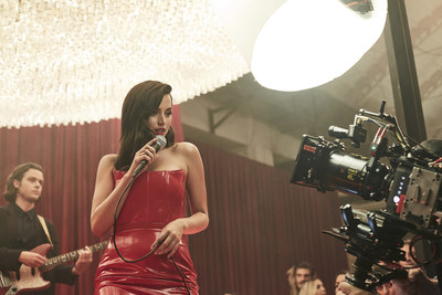 Ana De Armas in her latest role for the 2019 Campari Red Diaries short movie, Entering Red, directed by Matteo Garrone and set in Milan (PRNewsfoto/Campari)