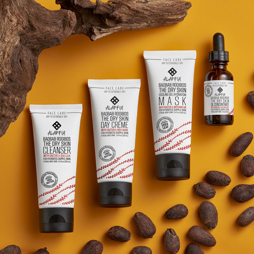 The new skincare collection features four Fair Trade, MADE SAFE and naturally sourced products formulated to aid dry skin--perfect for the upcoming colder months
