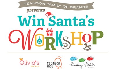 Win $3,000 in cash and a selection of Teamson brand toys in the "Win Santa's Workshop Sweepstakes". Enter online at Teamson.com/promotion by December 12.