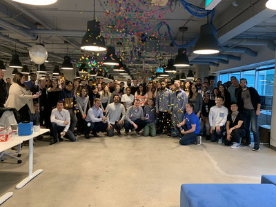 The Connected team celebrating the new promotions (CNW Group/Connected)