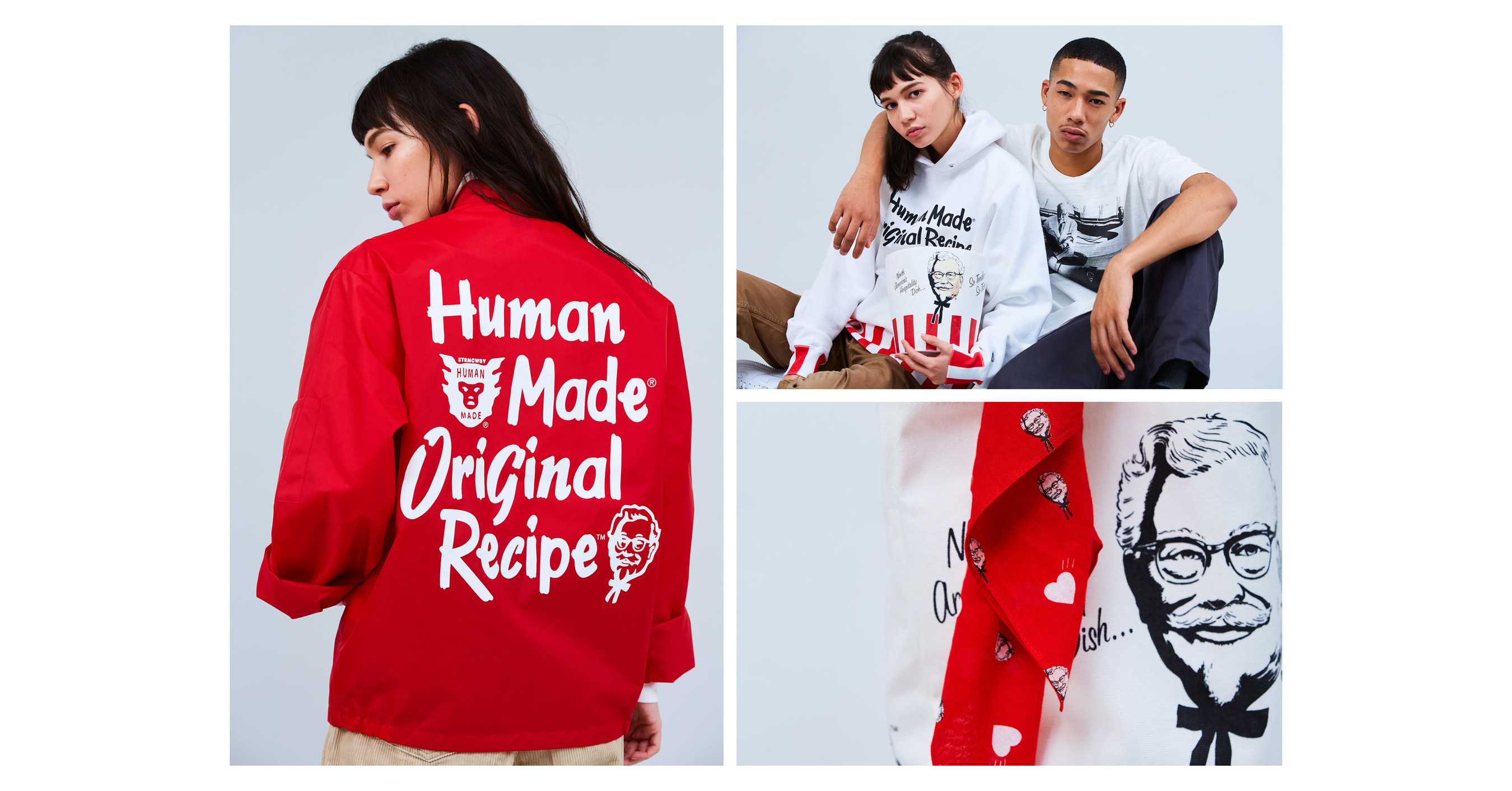 Human Made - Human Made x KFC Screened S/S T-Shirt  HBX - Globally Curated  Fashion and Lifestyle by Hypebeast