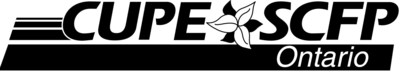 Logo : CUPE Ontario (CNW Group/Canadian Union of Public Employees (CUPE))
