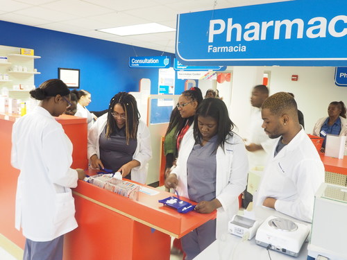 Students receive hands-on experience at new mock pharmacy in Philadelphia, which opened this week in partnership with CVS Health, Philadelphia Job Corps, Philadelphia Works and Philadelphia Youth Network.