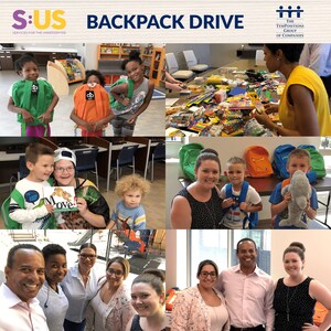 The TemPositions Group of Companies Contributes to Services for the UnderServed's Backpack Drive