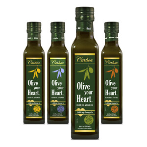 Carlson Olive Your Heart®--Blending Award-Winning Omega-3s and Extra Virgin Olive Oil