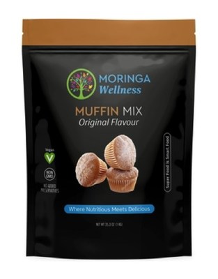 These muffins are fortified with the most nutritious species of the Moringa tree and a variety of vitamins including Vitamin A, B, C and E.