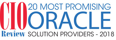CIOReview 20 Most Promising Oracle Solution Providers 2018 Award Logo