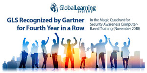 Global Learning Systems Recognized in Gartner's Magic Quadrant for Security Awareness Computer-based Training for Fourth Consecutive Year