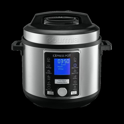 Pressure cooking meals has been a popular method of cooking for many years, but safety was always an issue with them. Gourmia's new advanced, multi-mode ExpressPot Pressure Cooker (GPC965) takes pressure-cooker safety, speed, convenience, and control to a whole new level!