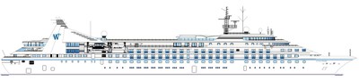 Sleek, modern design configuration and expansion (above) to include creation of 50 new suites and all-new guest experiences including new dining and spa venues