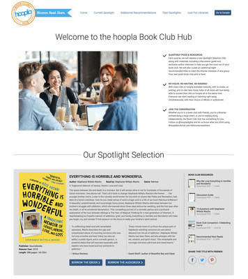 hoopla digital redefines the Book Club experience, empowering fans with more connections to authors and fellow readers  Image