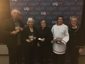 UQAT presents five medals of honour to educational leaders from the communities of Ivujivik, Puvirnituq, and UQAT