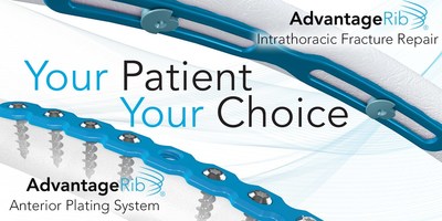 AdvantageRib, the only intrathoracic and anterior plating system on the market: Your Patient.  Your Choice.