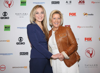 CRÉDIT : Noa Grayevsky | Michal Grayevsky, présidente de JCS International, et Lorena Castillo Garcia De Varela, première dame du Panama (PRNewsfoto/JCS International)