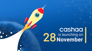 Cashaa is Going Live on 28 November 2018
