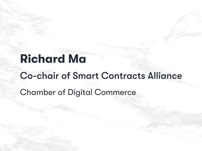 Quantstamp CEO Richard Ma Joins Co-chair of Smart Contracts Alliance Chamber of Digital Commerce