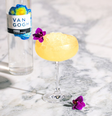 The winning cocktail, Almond Blossom, created by BARtist Pablo Sanchez.