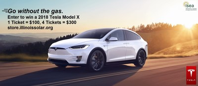 Win a Tesla Model X and support solar energy by entering ISEA's raffle at store.illinoissolar.org