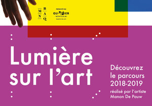 Invitation aux médias - Découvrez le parcours 2018-2019, réalisé par l'artiste Manon De Pauw!