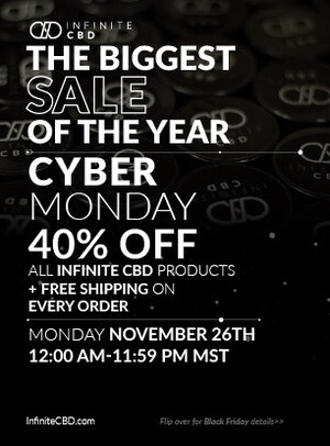 Thinking About Trying CBD? Cyber Monday Saves You 40% on CBD Products Thinking About Trying CBD? Cyber Monday Saves You 40% on CBD Products