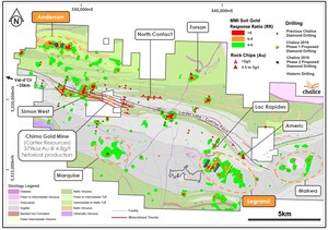 Chalice prepares for major new drill program to test large-scale gold targets at East Cadillac Gold Project in Quebec