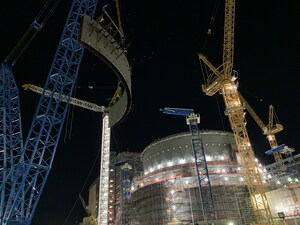 150-ton shield building panels placed at Vogtle 3 &amp; 4 nuclear expansion