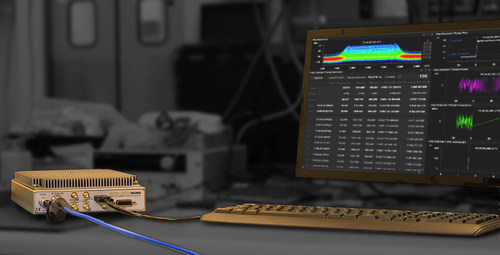 The Signal Hound SM200A paired with the SCEPTRE signals intelligence software