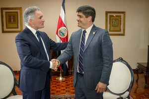 Dionisio Gutiérrez meets with Carlos Alvarado, President of the Republic of Costa Rica