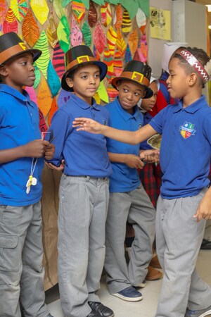 More Than 25 Third-Graders Participated in the 5th Annual Chester Community Charter School Thanksgiving Performance