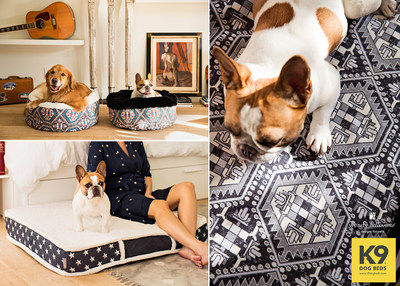 K9 Dog Beds introduces K9 Designer. Featuring exclusive Wendy Bellissimo prints. Featured: Tapestry and Stars. Available at www.k9dogbeds.com @k9dogbeds  Innovative slipcover technology, water resistant, easy to clean, XS - XXL, orthopedic or nesting mattress styles.