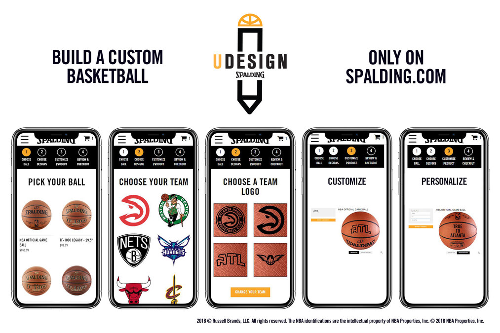 Spalding Launches U-DESIGN Custom Basketball Application on Spalding.com  for the Holiday Season